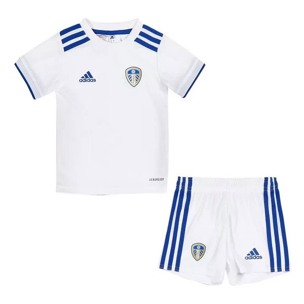 Camiseta Leeds United Primera Equipación Niños 2020-2021 Blanco